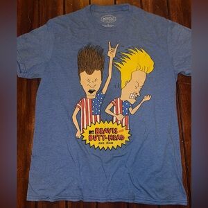 Men’s size Large Beavis and Butthead t-shirt. Worn once! EXCELLENT CONDITION!